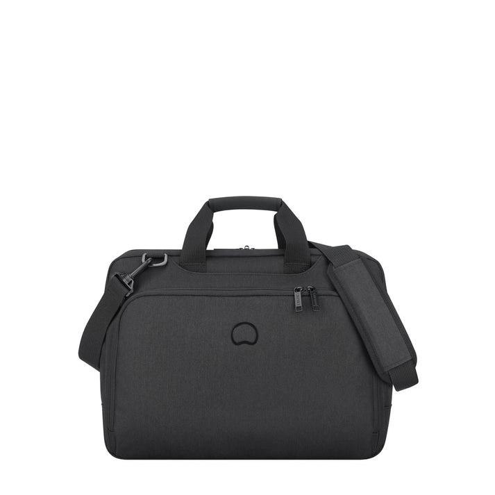 Delsey maletin esplanade tela 15.6 pulg. negro 2 compartimentos