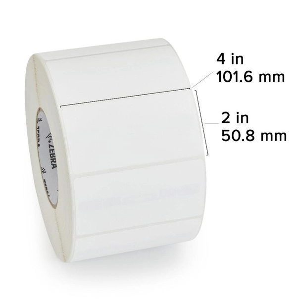 2000roll 1box label paper 4x2 in 101.6x50.8mm tt z-perform 1500t