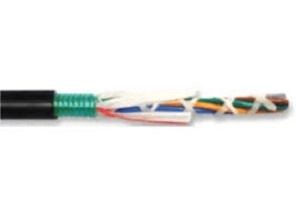 Fibra optica exterior tubo holgado armada armor 12 hilos multimodo 50125 10g om2