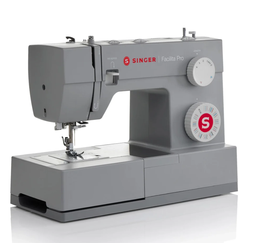 Singer maquina de coser 4452 mecánica, facilita pro mx, 32 puntadas, stx4, gris