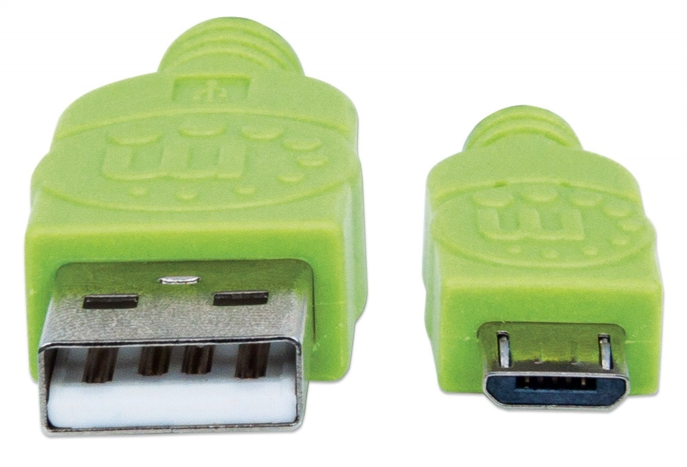 Ic intracom 91.44cm usb cable de transferencia de datos - cable for smartphone, tableta - extremo prinicpal 1 x usb 2.0 tipo a - macho - 480mbits - apantallado - oro contacto chapado - 28 awg - negro, verde