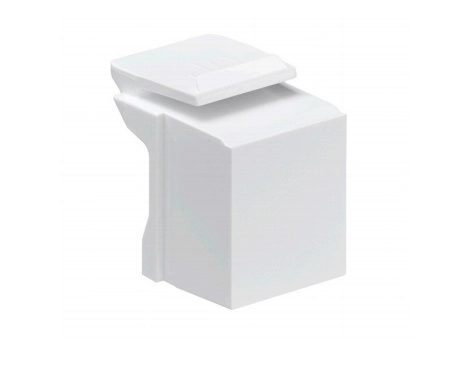 Leviton - modulo ciego quickport color blanco (paq. 10 pz.)