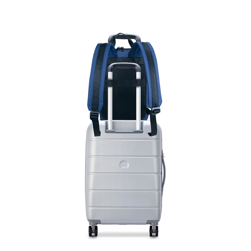 Giacomo morani backpack anneta poliuretano 15 pulg azul marino