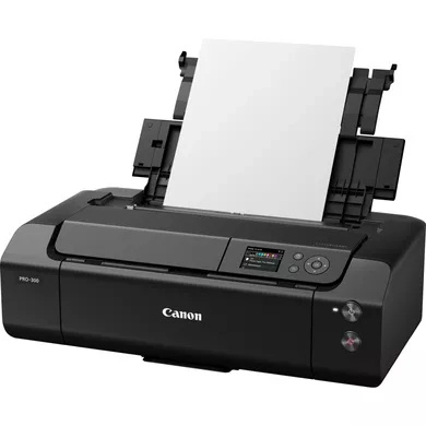 Impresora fotográfica profesional a3+ con wi-fi.tome el control creativo completo de sus imágenes con la impresora fotográfica profesional y de bellas artes imageprograf pro-300. la pro-300 ofrece una calidad de imagen profesional, productividad y un flujo de trabajo sobresaliente con un tamaño más reducido, que le brinda de forma continua los resultados que sus imágenes merecen.