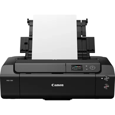 Impresora fotográfica profesional a3+ con wi-fi.tome el control creativo completo de sus imágenes con la impresora fotográfica profesional y de bellas artes imageprograf pro-300. la pro-300 ofrece una calidad de imagen profesional, productividad y un flujo de trabajo sobresaliente con un tamaño más reducido, que le brinda de forma continua los resultados que sus imágenes merecen.
