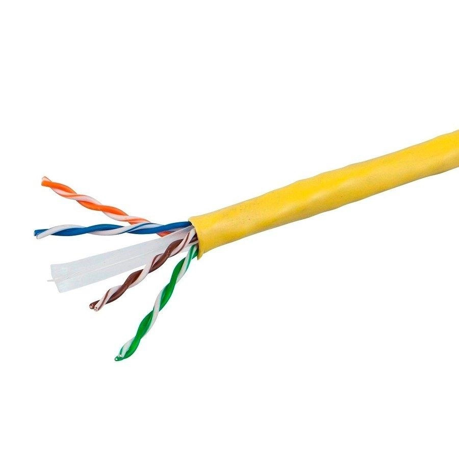 Cable utp condumex 66446875 - 305 m, amarillo, utp cat6 interior, 100  cobre