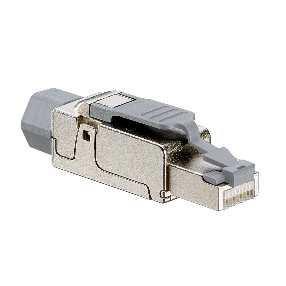 Plug universal blindado cat.6a sin herramienta