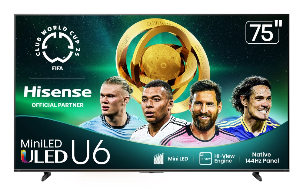 Smart led-lcd tv hisense 75u65qfm 190.5cm - 4k uhdtv - direct led retroiluminación - 3840 x 2160 resolución