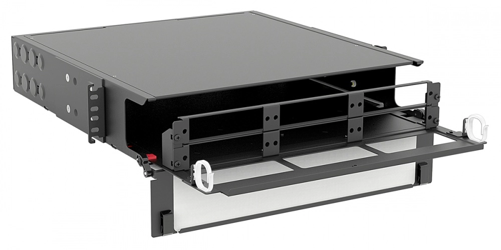 Distribuidor de f.o. 2ur p6 adaptadores, sd-2u