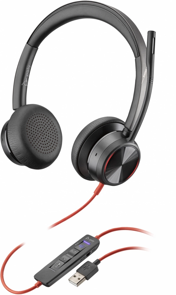 Poly blackwire 8225 - usb-a, alambricos, binaural, certificacion microsoft teams