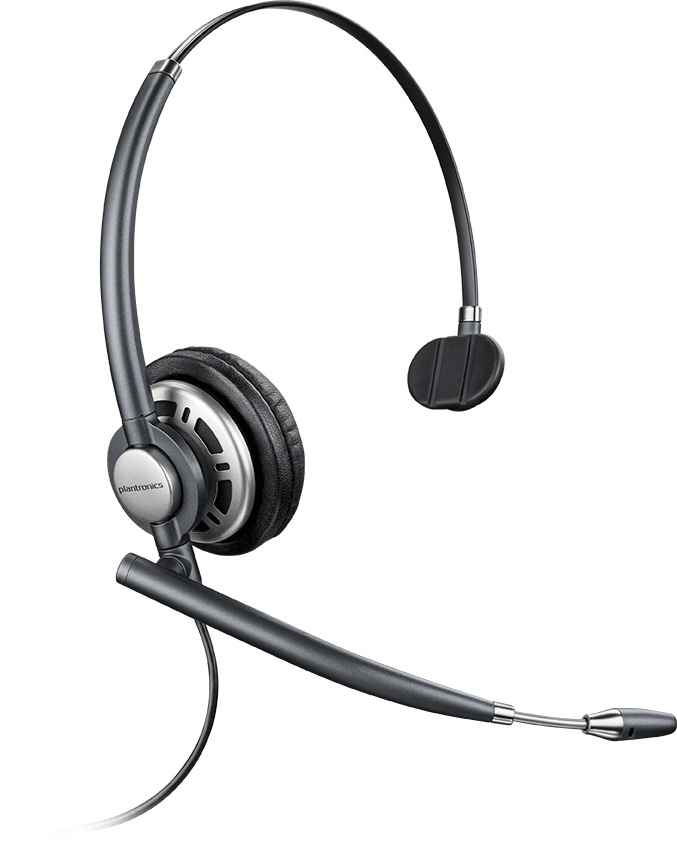 Poly encorepro 710d with quick disconnect monoaural digital headset