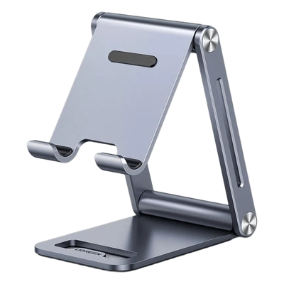 Soporte para teléfono celular  aluminio  ajustable  plegable  4.7'' a 7.9''  antideslizante