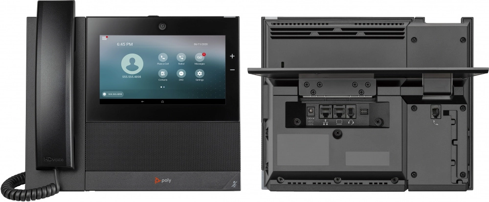 Poly ccx 700 business media phone with open sip and poe-enabled