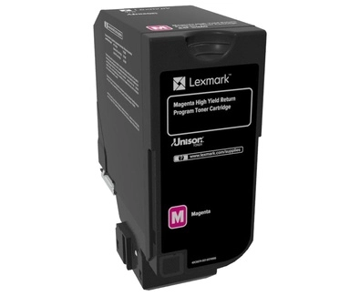 Toner lexmark 84c4hm0 magenta, alto rendimiento 16000 paginas, para cx725dhe