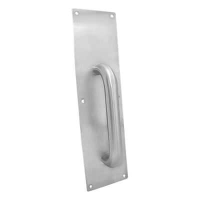 Push plate con jaladera para puertas de empuje