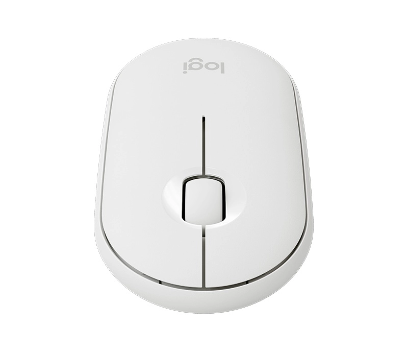 Mouse inalámbrico logitech m350 - blanco, 3 botones, bluetooth, óptico, 1000 dpi