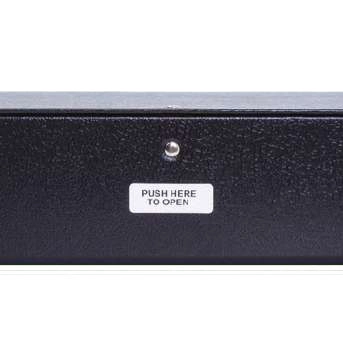 Techmakro caja para archivo forrado de pvc, negro fiber país de origen tailandia