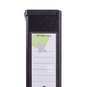 Techmakro caja para archivo forrado de pvc, negro fiber país de origen tailandia