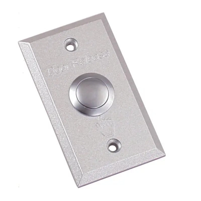 Yli abk800a - botón de salida mecánico, carcasa de aluminio con acabado metálico, función ncno