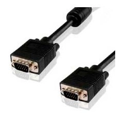 Cable de video xcase vga 1.8mts macho-macho color negro