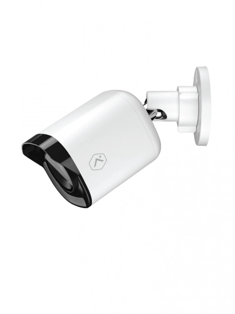 Alarm.com adcv728pf- camara bullet exterior + poe ( pro ) 4 mp compatible con aplicación de alarm.com