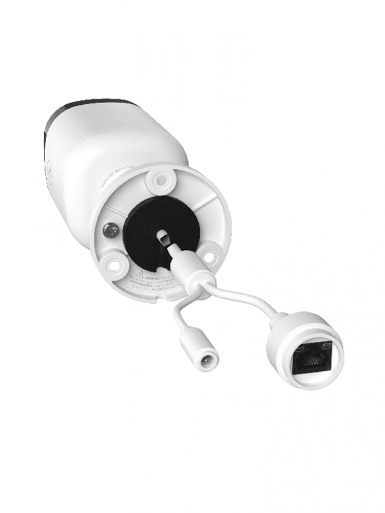 Alarm.com adcv728pf- camara bullet exterior + poe ( pro ) 4 mp compatible con aplicación de alarm.com