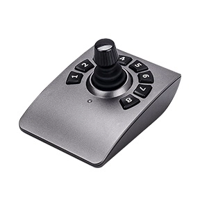 Vivotek aj-001 - control de palanca joystick para nvr, ptz y software vast 2, vss vivotek con 8 teclas y conector usb