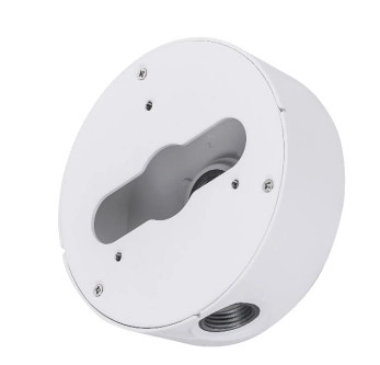 Vivotek am-71e-v02 - caja de conexiones para exterior, para camaras bullet y domo, color blanco, material de aleacion de aluminio