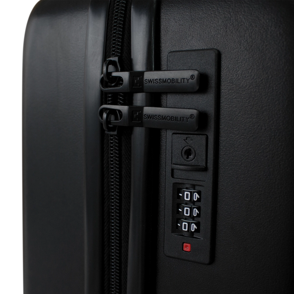 Swissmobility maleta rigida 20 pulg. negra