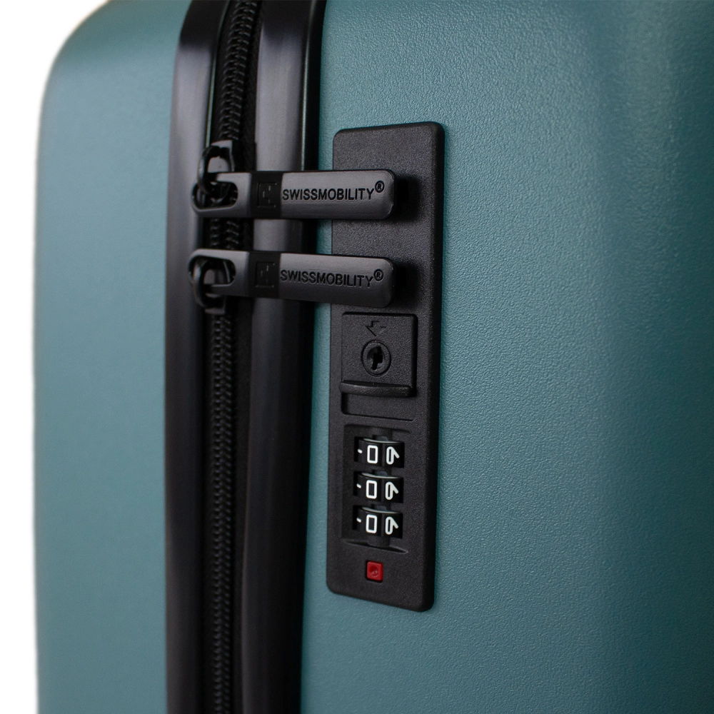 Swissmobility maleta rigida 20 pulg. verde