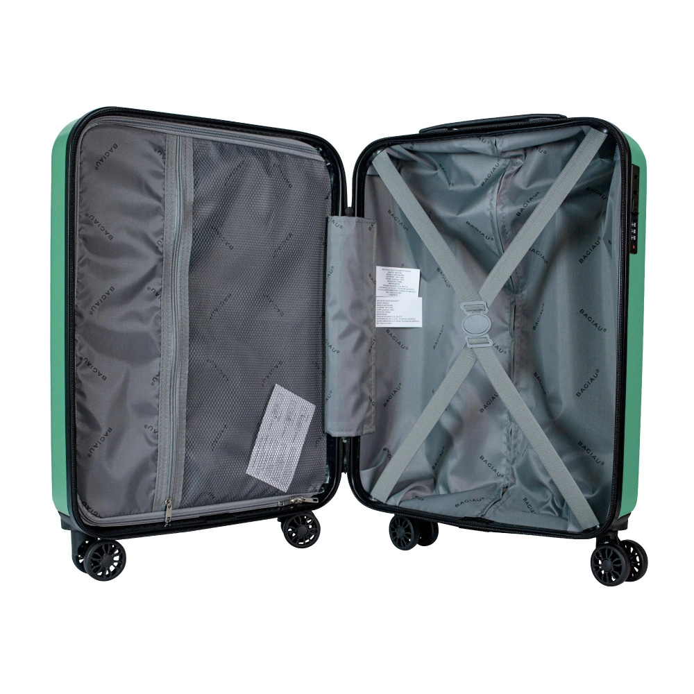 Bagiau maleta cymru rigida 20 pulg. menta