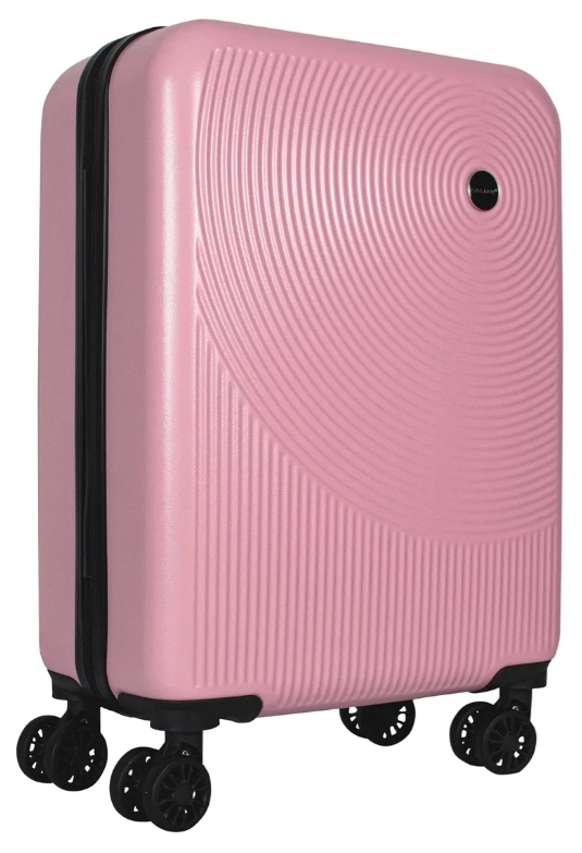Bagiau maleta cymru rigida 20 pulg. rosa