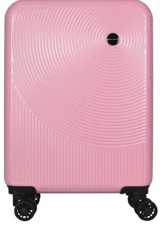 Bagiau maleta cymru rigida 20 pulg. rosa