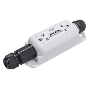 Vivotek ap-gxc-0150 - extensor poe para exterior con 1 puerto gigabit ge, conexión en cascada hasta 300m, salida poe de hasta 68w, y protección ip67 e ik10.