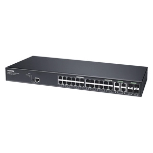 Vivotek aw-gev-288a-370 - switch poe administrable 24 puertos gigabit, 20 x gbe poe 30w, 4x gbe poe 90w,  4x gbesfp combo, l2, vivocam para videovigilancia, 56gbps, 370w totales, extended poe, ndaa