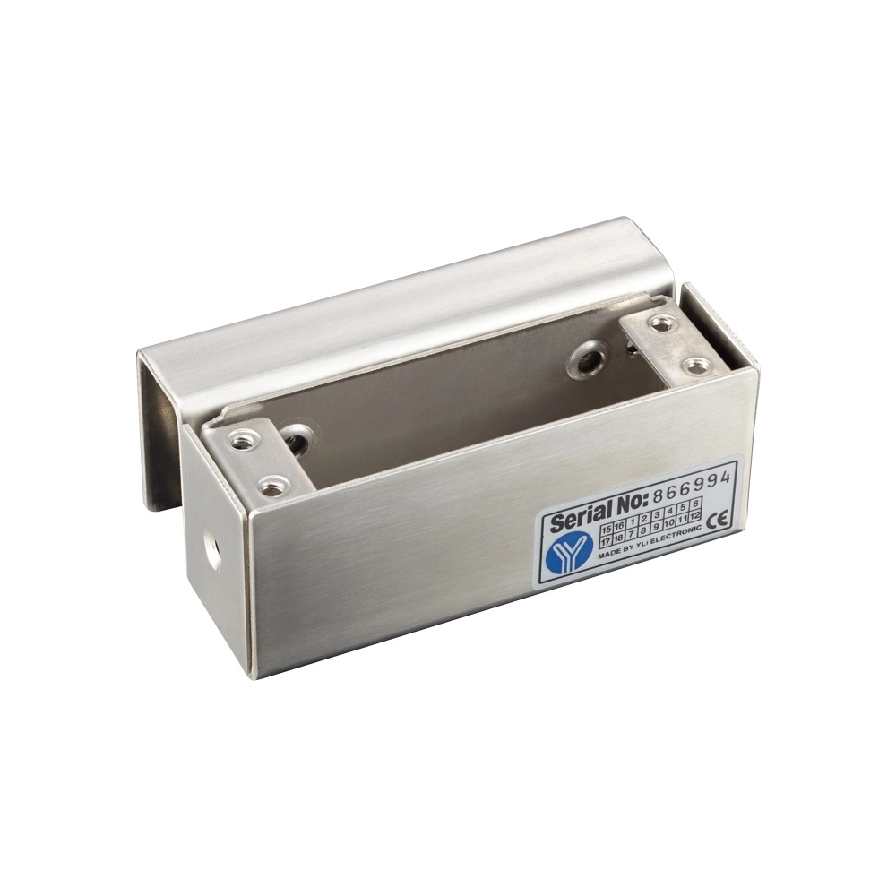 Yli bbk600 - soporte especial para cerraduras de perno modelo yb300 para instalación en puertas de vidrio  aluminio