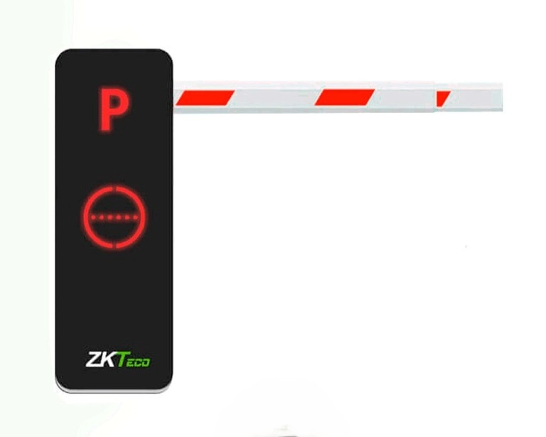 Zkteco bgm1060l -barrera vehicularbrazo recto telescópico dirección ajustable6 mgabinete luz led indicador de estado  5s de apertura  incluye 2 controles  módulo wi-fi para conectarse con app zk barrier gratuita y apertura o cerrar