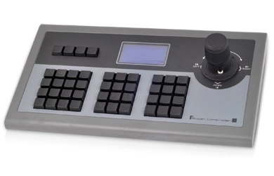 Nuevo teclado de control provision isr. interface rs-485 para control de pantitlzoom y dvrs modelos sa-16400sh(2u) y sa-32800. pantalla de lcd con informacion de configuracion y seleccion de camaramonitor. multiprotocolo
