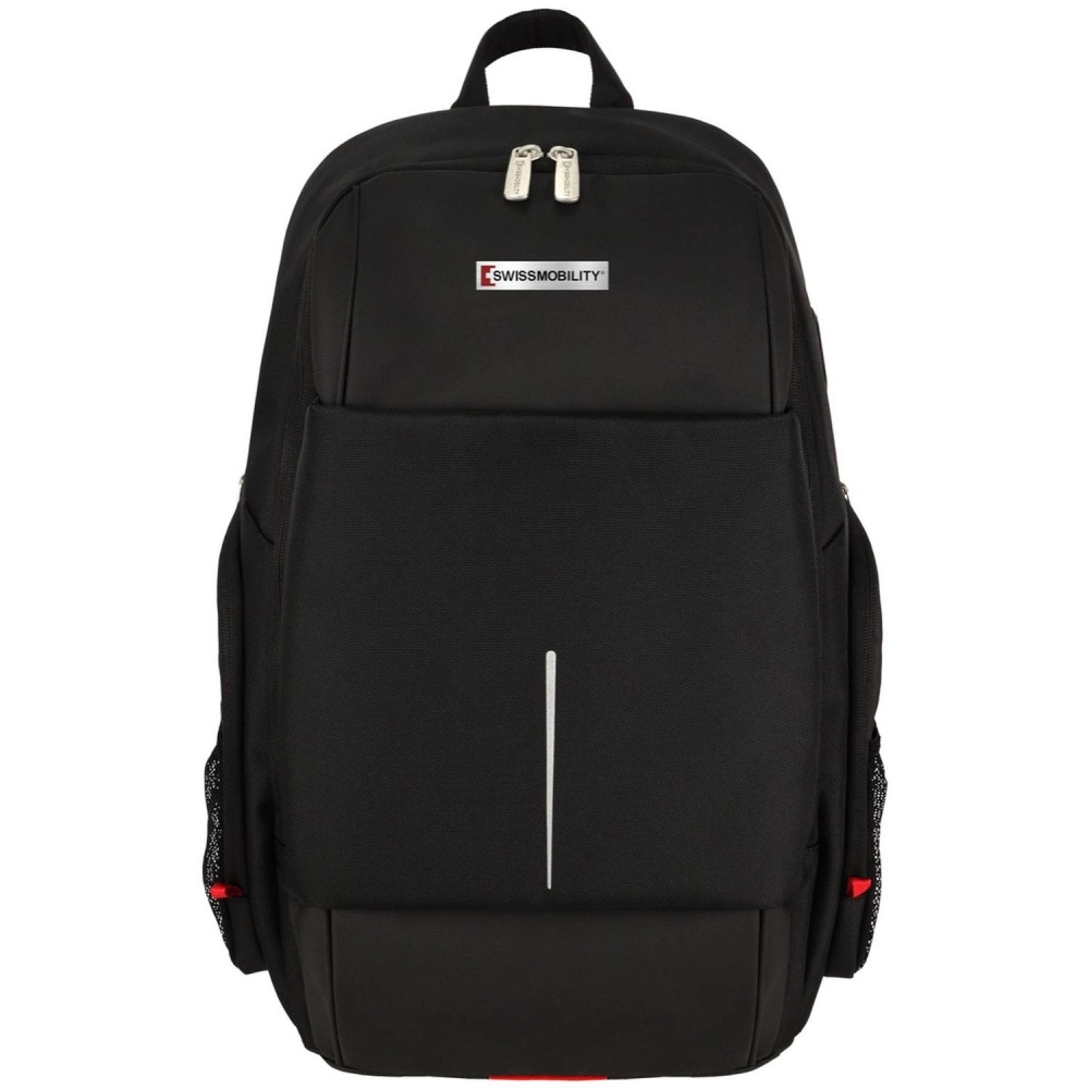 Swissmobility mochila carl 17 pulg. negra