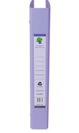 Techmakro carpeta 1 in para archivo de carton forrado de pvc, lavanda país de origen tailandia