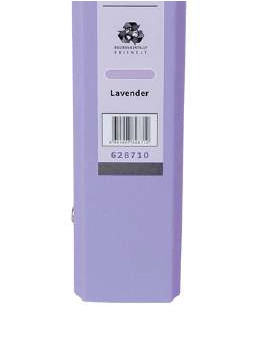 Techmakro carpeta 1 in para archivo de carton forrado de pvc, lavanda país de origen tailandia