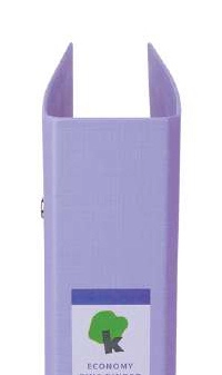 Techmakro carpeta 1 in para archivo de carton forrado de pvc, lavanda país de origen tailandia