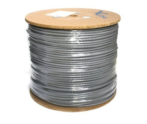 Cable utp cat.5e, color gris, conductores cca, bobina de 305 mts