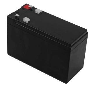 Saxxon cbat7ah - bateria de respaldo de 12 volts libre de mantenimiento y facil instalacion  7 ah compatible dsc cctv acceso