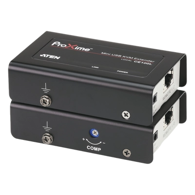 Extensor kvm usb  1920 x 1200 @ 60 hz  hasta 100 m (328 ft) cat 5e  protección esd 8kv15kv  ajuste manual deskew