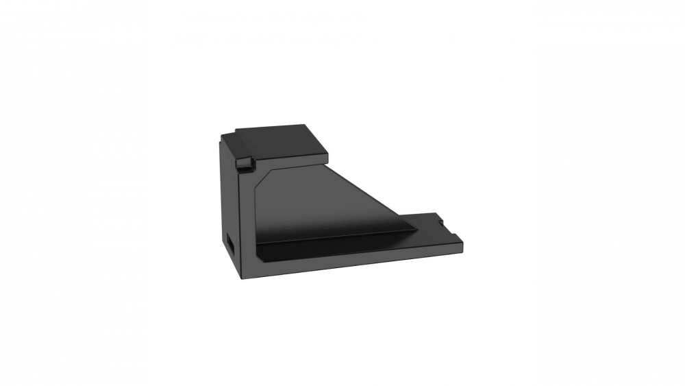 Panduit cmbbl-x módulo vacío mini-com™ inserto ciego  1 puerto  negro  paquete con 10 piezas