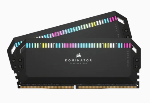 Memoria dimm ddr5 corsair (cmt32gx5m2b5200c40) 32gb 5200mhz(2x16gb)dominator platinum rgb negro cl40