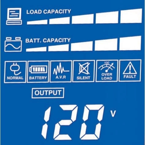 No break cyberpower cp1350avrlcd 1350 va/ 815 watts, interactivo, torre, 10 nema 5-15r, 5 respaldo y 5 supresin, 3 años de garanta, incluyendo batera.