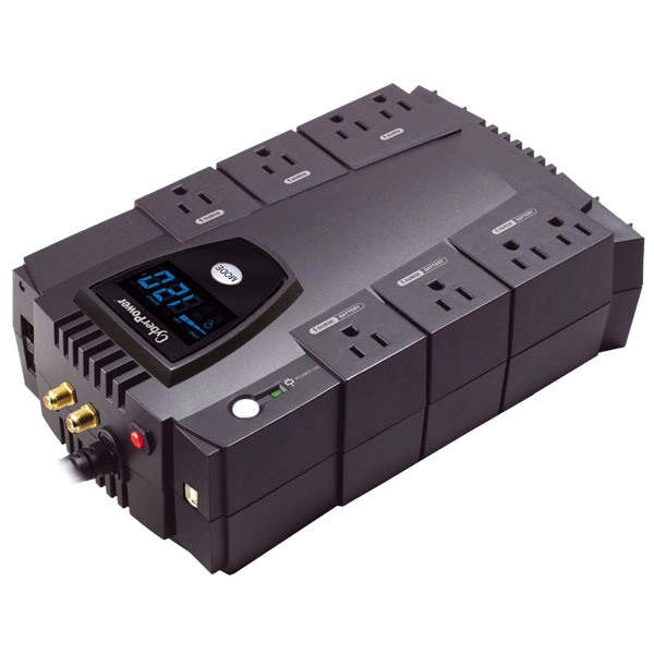 No-break cyberpower cp825avrlcd - 825 va, 450 w, 8 h, hogar y oficina