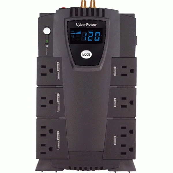 No-break cyberpower cp825avrlcd - 825 va, 450 w, 8 h, hogar y oficina